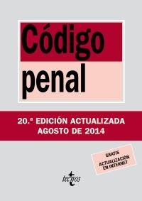 CÓDIGO PENAL. 20ª ED. ACTUALIZADA AGOSTO 2014 | 9788430962358 | Llibreria La Puça | Llibreria online d'Arsèguel - Comprar llibres en català online - Llibres Andorra i Pirineu