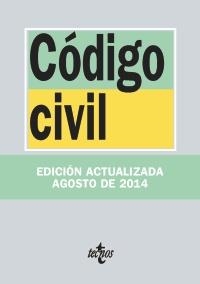 CÓDIGO CIVIL. ED. ACTUALIZADA AGOSTO 2014 | 9788430962341 | Llibreria La Puça | Llibreria online d'Arsèguel - Comprar llibres en català online - Llibres Andorra i Pirineu