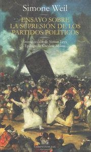 ENSAYO SOBRE LA SUPRESIÓN DE LOS PARTIDOS POLITICOS | 9788494383045 | WEIL, SIMONE | Llibreria La Puça | Llibreria online d'Arsèguel - Comprar llibres en català online - Llibres Andorra i Pirineu