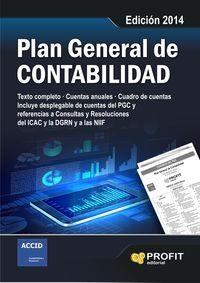 PLAN GENERAL CONTABILIDAD 2014 | 9788415330264 | Llibreria La Puça | Llibreria online d'Arsèguel - Comprar llibres en català online - Llibres Andorra i Pirineu