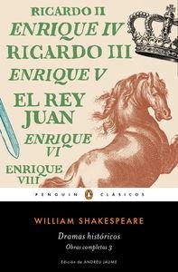 DRAMAS HISTÓRICOS. OBRA COMPLETA 3 | 9788491051367 | SHAKESPEARE, WILLIAM | Llibreria La Puça | Llibreria online d'Arsèguel - Comprar llibres en català online - Llibres Andorra i Pirineu