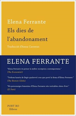 DIES DE L'ABANDONAMENT, ELS | 9788416259779 | FERRANTE, ELENA | Llibreria La Puça | Llibreria online d'Arsèguel - Comprar llibres en català online - Llibres Andorra i Pirineu