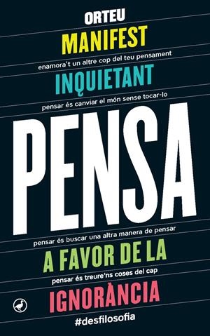 PENSA | 9788416673346 | ORTEU, FRANCESC | Llibreria La Puça | Llibreria online d'Arsèguel - Comprar llibres en català online - Llibres Andorra i Pirineu