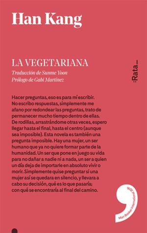 VEGETARIANA, LA | 9788416738137 | KANG, HAN | Llibreria La Puça | Llibreria online d'Arsèguel - Comprar llibres en català online - Llibres Andorra i Pirineu