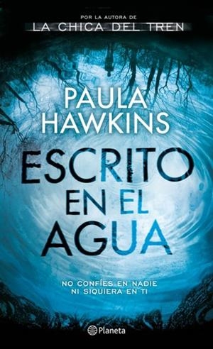 ESCRITO EN EL AGUA | 9788408172178 | HAWKINS, PAULA | Llibreria La Puça | Llibreria online d'Arsèguel - Comprar llibres en català online - Llibres Andorra i Pirineu