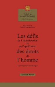 DÉFIS DE L’INTERPRÉTATION ET DE L’APPLICATION DES DROITS DE L’HOMME, LES | 9782233008404 | DE L'OUVERTURE AU DIALOGUE | Llibreria La Puça | Llibreria online d'Arsèguel - Comprar llibres en català online - Llibres Andorra i Pirineu