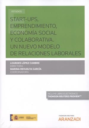 START-UPS, EMPRENDIMIENTO, ECONOMÍA SOCIAL Y COLABORATIVA | 9788491776628 | LOPEZ CUMBRE, LOURDES | Llibreria La Puça | Llibreria online d'Arsèguel - Comprar llibres en català online - Llibres Andorra i Pirineu