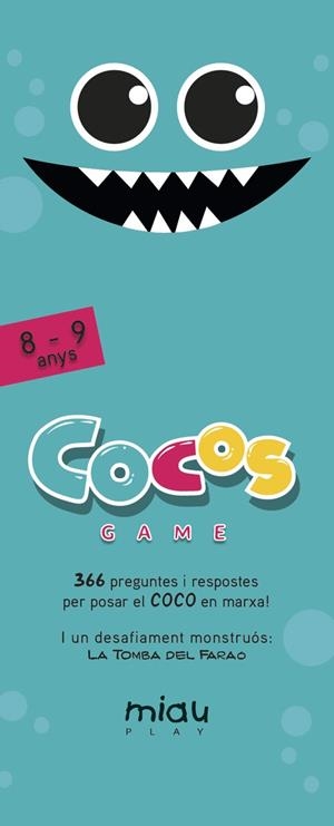 COCOS GAME 8-9 AÑOS | 9788416082292 | OROZCO, MARÍA JOSÉ / RAMOS, ÁNGEL MANUEL / RODRÍGUEZ, CARLOS MIGUEL | Llibreria La Puça | Llibreria online d'Arsèguel - Comprar llibres en català online - Llibres Andorra i Pirineu