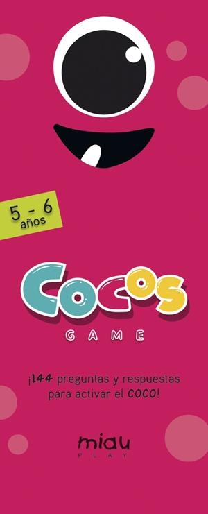 COCOS GAME 5-6 AÑOS | 9788416082193 | OROZCO, MARÍA JOSÉ / RAMOS, ÁNGEL MANUEL / RODRÍGUEZ, CARLOS MIGUEL | Llibreria La Puça | Llibreria online d'Arsèguel - Comprar llibres en català online - Llibres Andorra i Pirineu