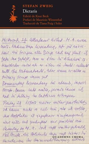 DIETARIS | 9788477276265 | ZWEIG, STEFAN | Llibreria La Puça | Llibreria online d'Arsèguel - Comprar llibres en català online - Llibres Andorra i Pirineu