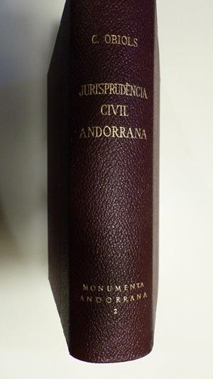 JURISPRUDENCIA CIVIL ANDORRANA | ma2 | OBIOLS,C. | Llibreria La Puça | Llibreria online d'Arsèguel - Comprar llibres en català online - Llibres Andorra i Pirineu