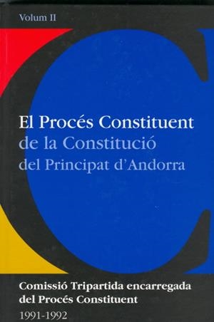 PROCES CONSTITUENT DEL PRIN. D'ANDORRA. 2 VOL. | 9789992052174 | Llibreria La Puça | Llibreria online d'Arsèguel - Comprar llibres en català online - Llibres Andorra i Pirineu