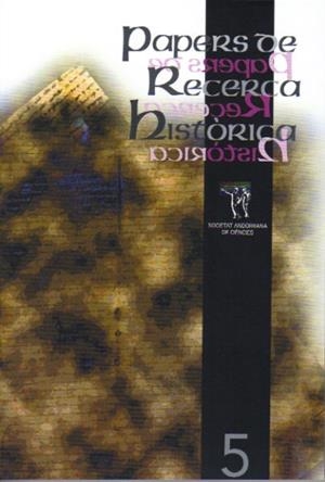 PAPERS DE RECERCA HISTORICA 5 | 4652008 | Llibreria La Puça | Llibreria online d'Arsèguel - Comprar llibres en català online - Llibres Andorra i Pirineu