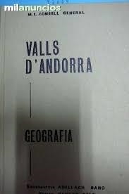 VALLS D'ANDORRA, GEOGRAFIA | GEOGRAF | ADELLACH BARO, BONAVENTURA | Llibreria La Puça | Llibreria online d'Arsèguel - Comprar llibres en català online - Llibres Andorra i Pirineu