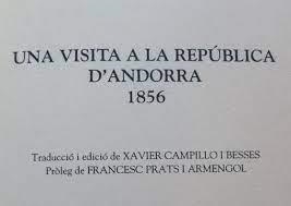 VISITA A LA REPÚBLICA D'ANDORRA 1856 | 9788488294258 | Llibreria La Puça | Llibreria online d'Arsèguel - Comprar llibres en català online - Llibres Andorra i Pirineu
