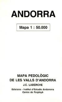 MAPA PEDOLOGIC DE LES VALLS D'ANDORRA | p50 | LABERCHE | Llibreria La Puça | Llibreria online d'Arsèguel - Comprar llibres en català online - Llibres Andorra i Pirineu