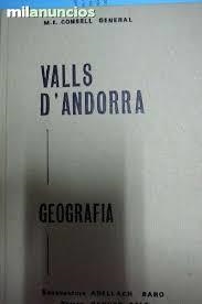 VALLS D'ANDORRA, GEOGRAFIA | GEOGRAF | ADELLACH BARO, BONAVENTURA | Llibreria La Puça | Llibreria online d'Arsèguel - Comprar llibres en català online - Llibres Andorra i Pirineu